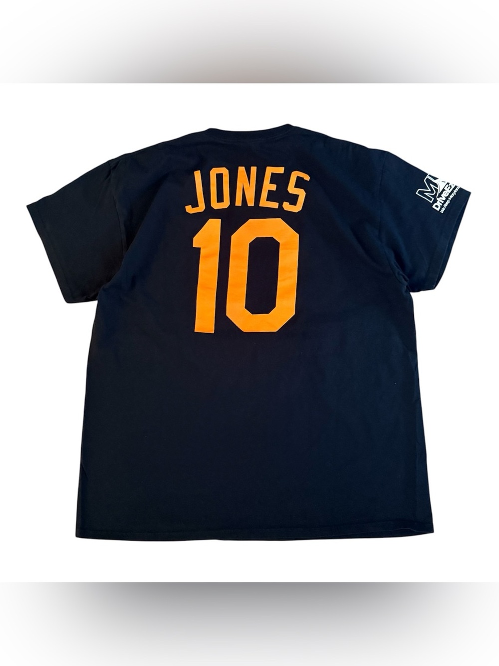 Gildan MLB Baltimore Orioles x DriveEzMD Adam Jones No. 10 Promo Jersey Tee